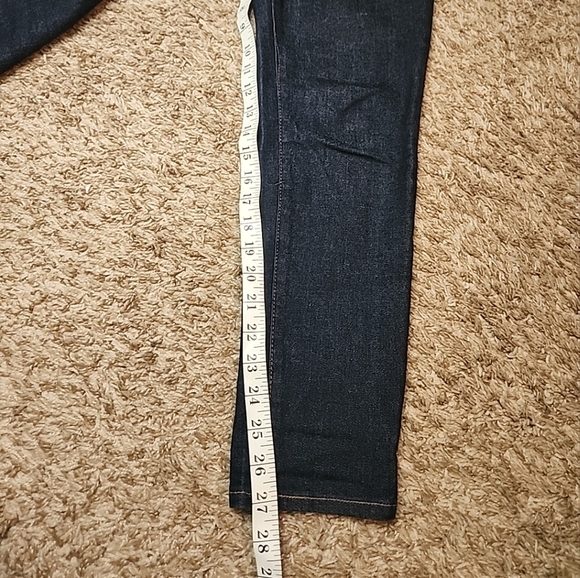 Harper Heritage Womens Jeans Size 28 High Rise Skinny Dark Blue Straight - Picture 4 of 11